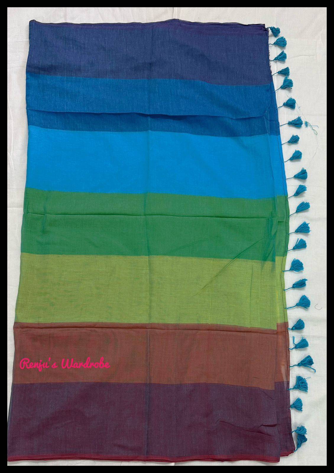 120 count rainbow sarees